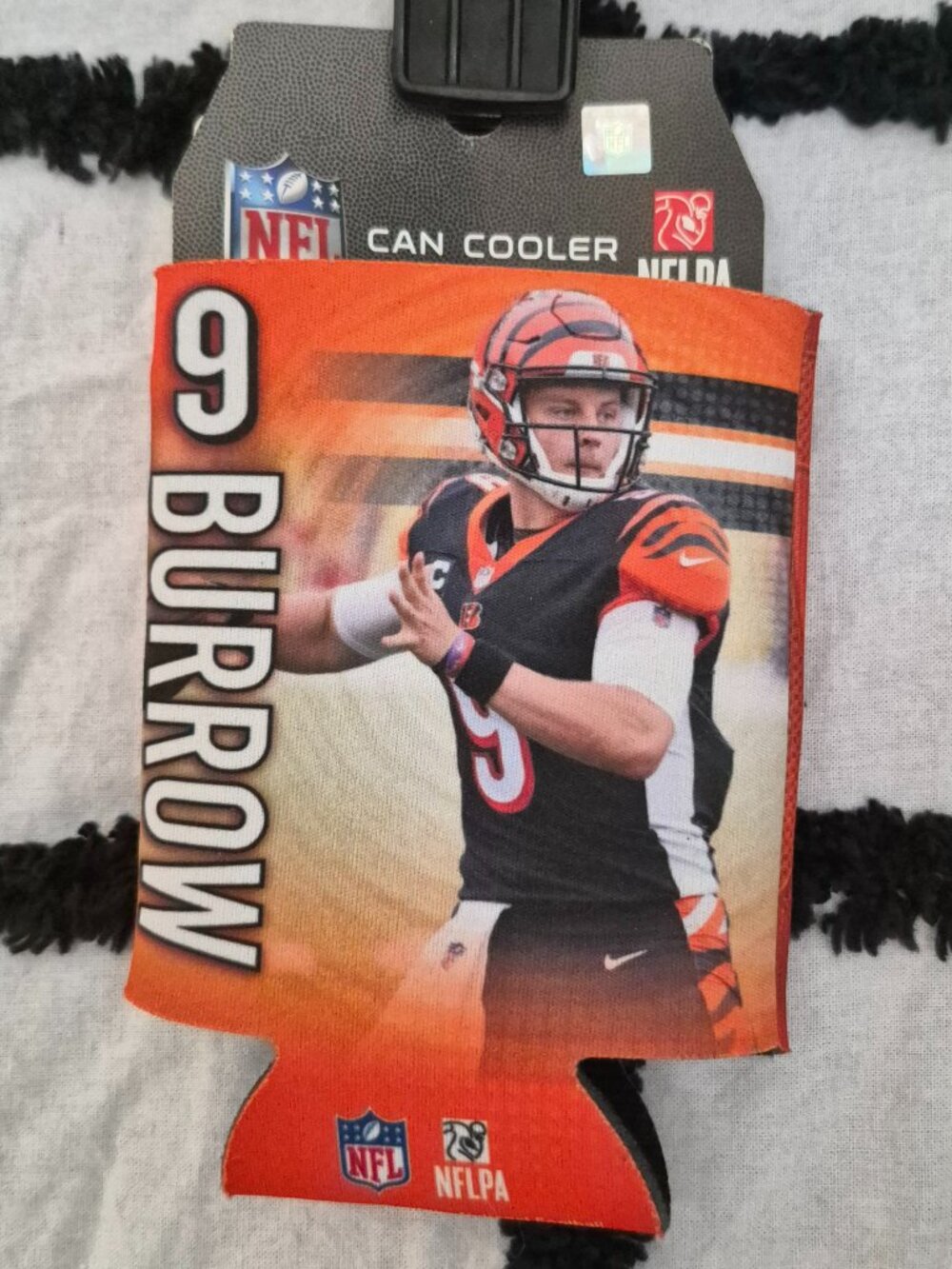 NFL Shop Joe Burrow #9 Cincinnati Bengals Can Cooler Koozie